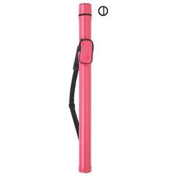 Click here to see larger photo of the Action 1/2 Round Pink Pool Cue Case.