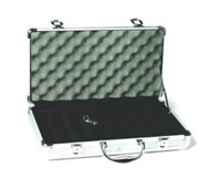 Click here to see larger photo of the Small Silver Aluminum Case.