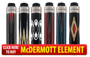 McDermott Element Pool Cues