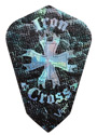 Click here to see larger photo of the GLD Iron Cross - 2-D 5169 Dart Flight.