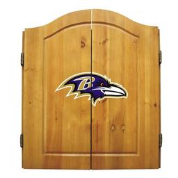 Click here to learn more about the Baltimore Ravens NFL Dart Cabinet With Darts and Dartboard.