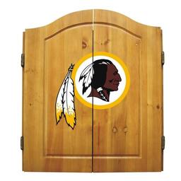 Click here to learn more about the Washington Redskins NFL Dart Cabinet With Darts and Dartboard.