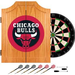 Click here to learn more about the Chicago Bulls NBA Wood Dart Cabinet Set.