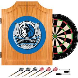 Click here to learn more about the Dallas Mavericks NBA Wood Dart Cabinet Set.