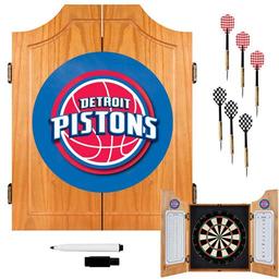 Click here to learn more about the Detroit Pistons NBA Wood Dart Cabinet Set.