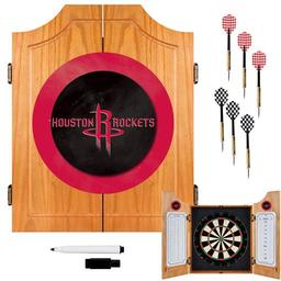 Click here to learn more about the Houston Rockets NBA Wood Dart Cabinet Set.
