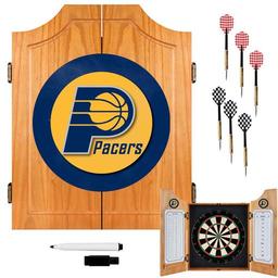 Click here to learn more about the Indiana Pacers NBA Wood Dart Cabinet Set.