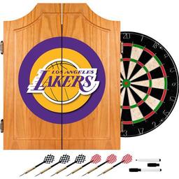 Click here to learn more about the Los Angeles Lakers NBA Wood Dart Cabinet Set.