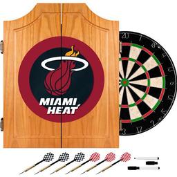 Click here to learn more about the Miami Heat NBA Wood Dart Cabinet Set.