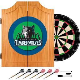 Click here to learn more about the Minnesota Timberwolves NBA Wood Dart Cabinet Set.