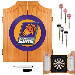 Click here to learn more about the Phoenix Suns NBA Wood Dart Cabinet Set.