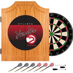 Click here to learn more about the Atlanta Hawks Hardwood Classics NBA Wood Dart Cabinet Set.