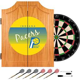 Click here to learn more about the Indiana Pacers Hardwood Classics NBA Wood Dart Cabinet.