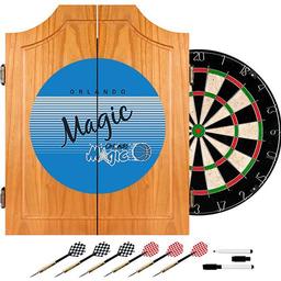 Click here to learn more about the Orlando Magic Hardwood Classics NBA Wood Dart Cabinet.