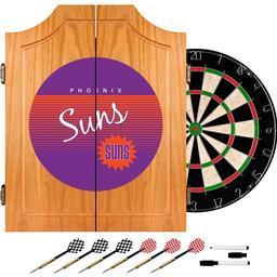 Click here to learn more about the Phoenix Suns Hardwood Classics NBA Wood Dart Cabinet.