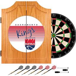 Click here to learn more about the Sacramento Kings Hardwood Classics NBA Wood Dart Cabinet.