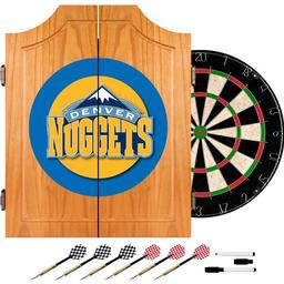 Click here to learn more about the Denver Nuggets NBA Wood Dart Cabinet Set.