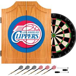Click here to learn more about the Los Angeles Clippers NBA Wood Dart Cabinet Set.