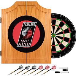 Click here to learn more about the Portland Trail Blazers NBA Wood Dart Cabinet Set.