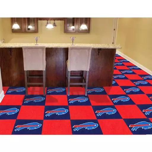 Buffalo Bills Carpet Tiles 18"x18" tiles