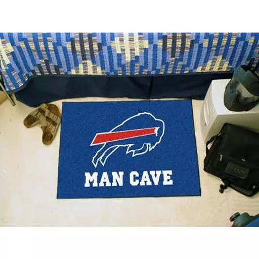 Buffalo Bills Man Cave Starter Rug 19"x30"