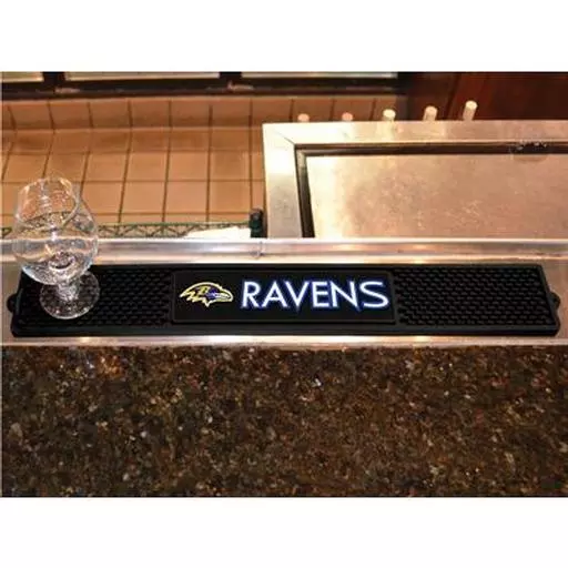 Baltimore Ravens Drink Mat 3.25"x24"