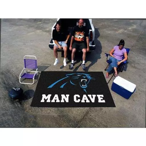 Carolina Panthers Man Cave UltiMat Rug 5''x8''