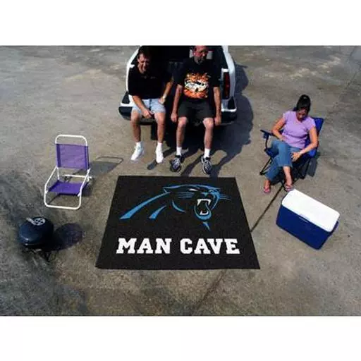Carolina Panthers Man Cave Tailgater Rug 5''x6''