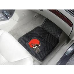 Click here to learn more about the Cleveland Browns Heavy Duty 2-Piece Vinyl Car Mats 17"x27".