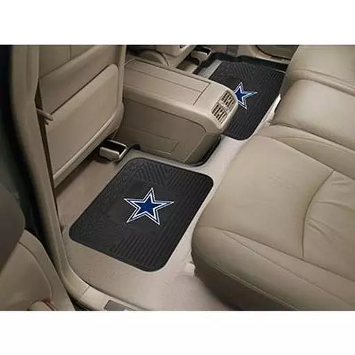 Dallas Cowboys Backseat Utility Mats 2 Pack 14"x17"