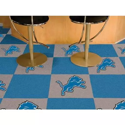 Detroit Lions Carpet Tiles 18"x18" tiles