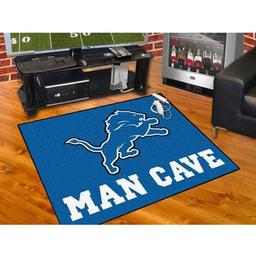 Click here to learn more about the Detroit Lions Man Cave All-Star Mat 33.75"x42.5".