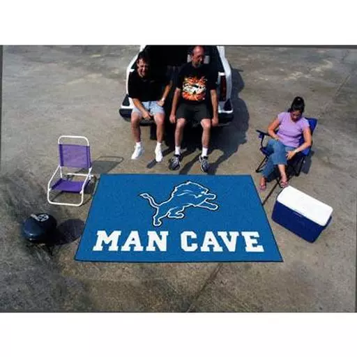 Detroit Lions Man Cave UltiMat Rug 5''x8''