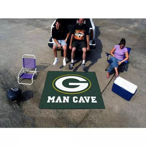 Green Bay Packers Man Cave Tailgater Rug 5''x6''