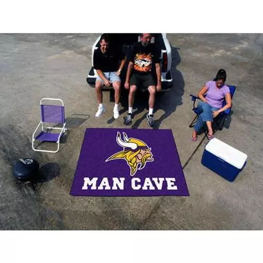 Minnesota Vikings Man Cave Tailgater Rug 5''x6''