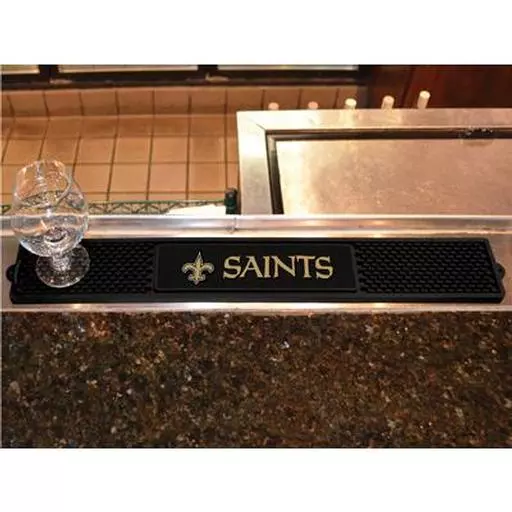 New Orleans Saints Drink Mat 3.25"x24"