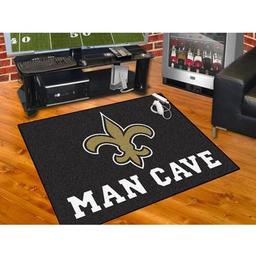 Click here to learn more about the New Orleans Saints Man Cave All-Star Mat 33.75"x42.5".