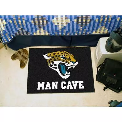 Jacksonville Jaguars Man Cave Starter Rug 19"x30"