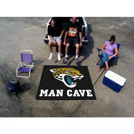 Jacksonville Jaguars Man Cave Tailgater Rug 5''x6''