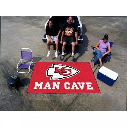 Kansas City Chiefs Man Cave UltiMat Rug 5''x8''
