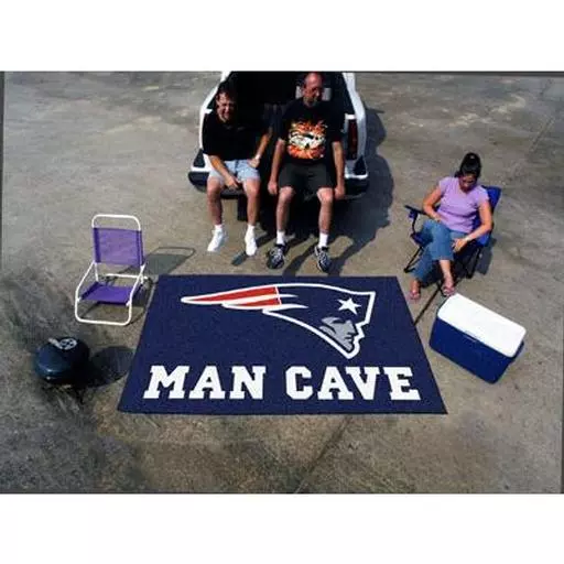 New England Patriots Man Cave UltiMat Rug 5''x8''