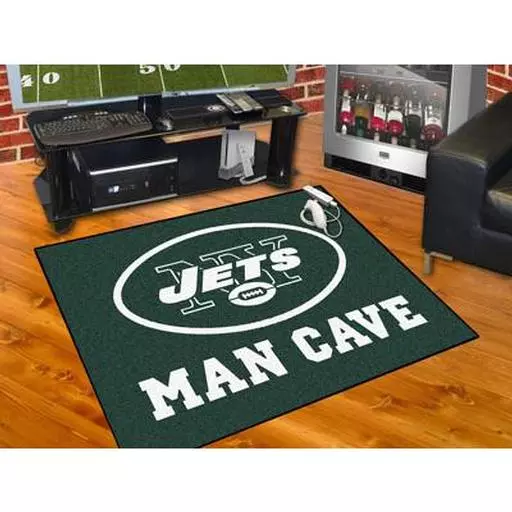 New York Jets Man Cave All-Star Mat 33.75"x42.5"