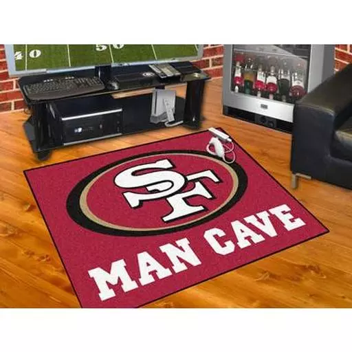 San Francisco 49ers Man Cave All-Star Mat 33.75"x42.5"