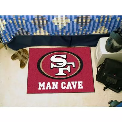 San Francisco 49ers Man Cave Starter Rug 19"x30"