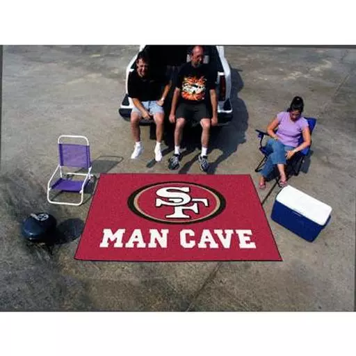 San Francisco 49ers Man Cave UltiMat Rug 5''x8''