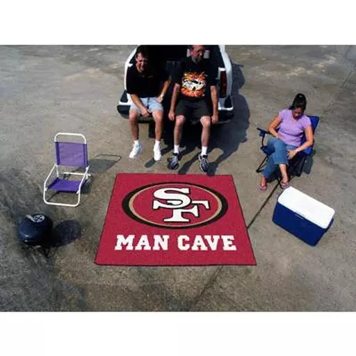 San Francisco 49ers Man Cave Tailgater Rug 5''x6''
