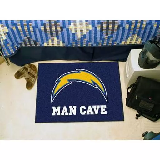 San Diego Chargers Man Cave Starter Rug 19"x30"