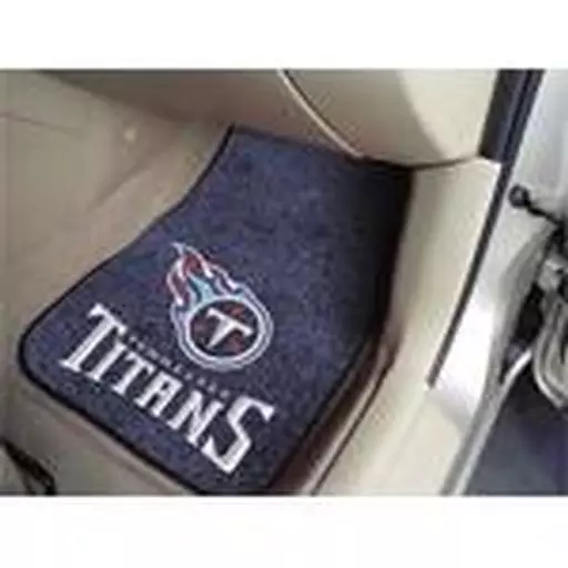 Tennessee Titans 2-piece Carpeted Car Mats 17"x27"