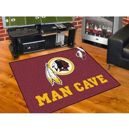 Click here to learn more about the Washington Redskins Man Cave All-Star Mat 33.75"x42.5".