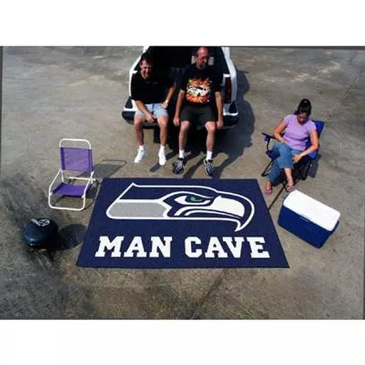 Seattle Seahawks Man Cave UltiMat Rug 5''x8''